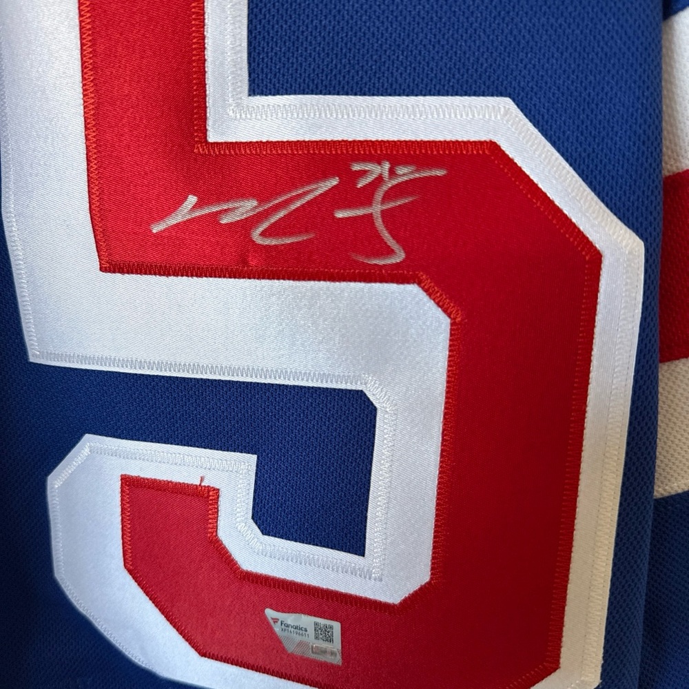 Men’s adidas Ryan Reaves #75 Signed New York Rangers Jersey Sz 54 - NWT RARE - Picture 3 of 7